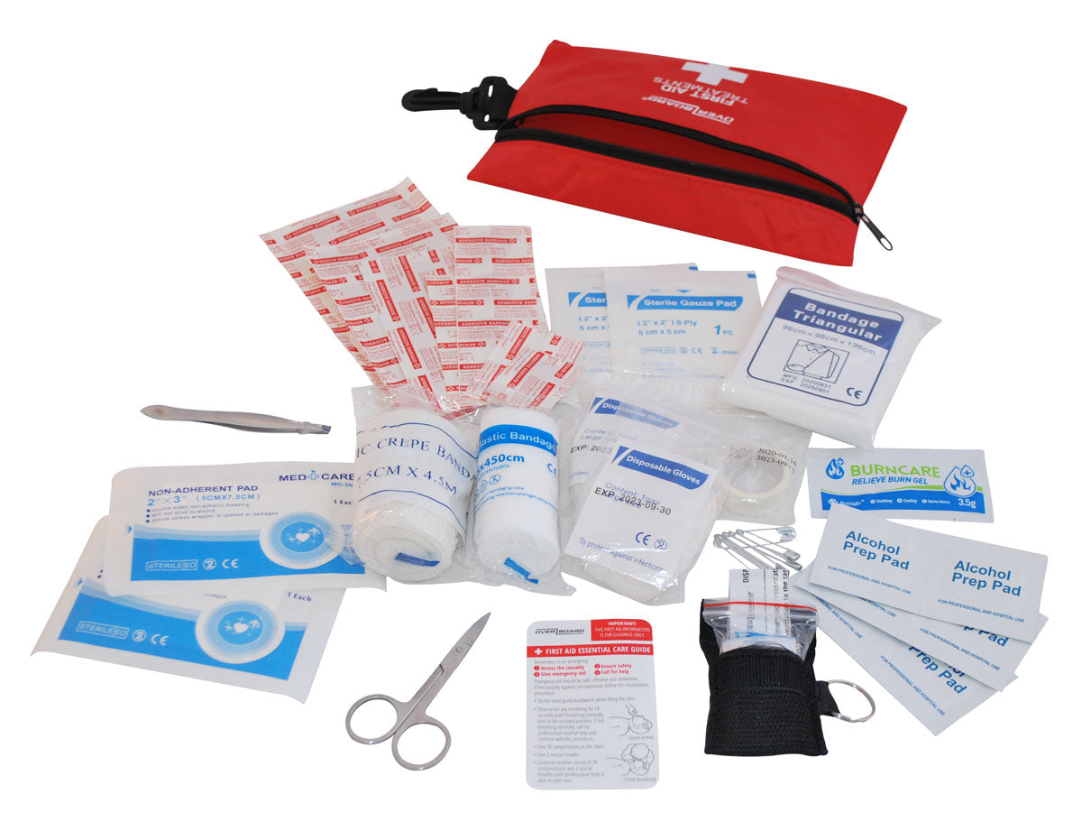 Waterproof First Aid Bag with Treatments - 3 Litres | OB1213R