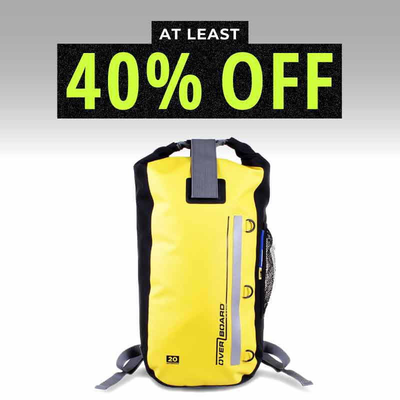 OverBoard Black Friday | At Least 40% Off All Waterproof Backpacks with Free Returns!
