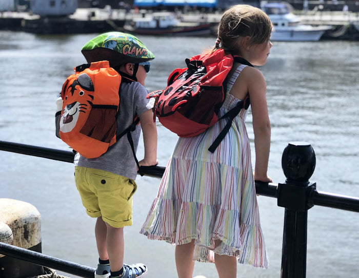 OverBoard Kids Tiger Waterproof Backpack - 11 Litres 