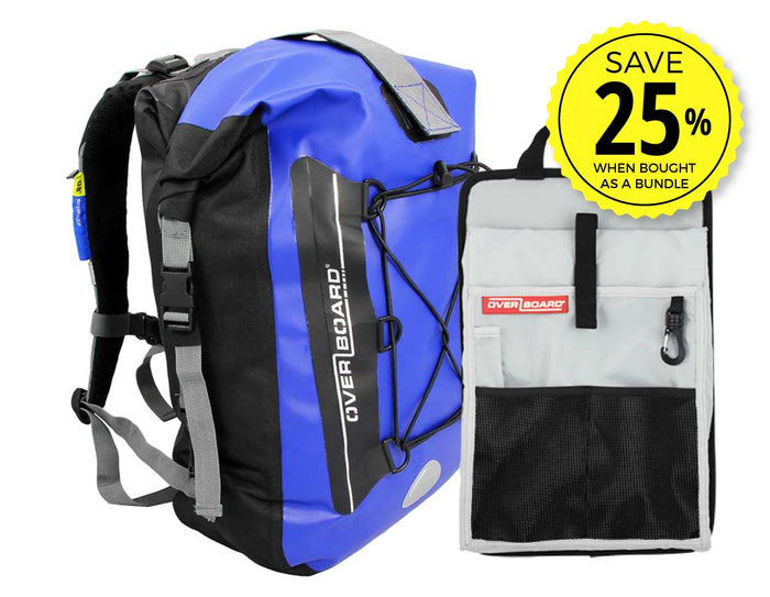 Overboard Pro-Vis High Visability 100% Waterproof Backpack Bag Rucksack :  Amazon.co.uk: Sports & Outdoors